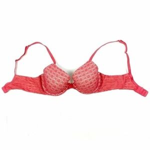 Aerie‎ Bra Adult 34B Pink Sofie Lace Lingerie Straps Padded Push Up